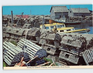 Postcard Ready for Lobster Fishing, Canada