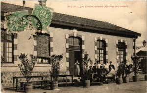 CPA REIMS Une Cantine militaire (491224)