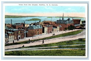 c1920's View from the Citadel Halifax Nova Scotia Canada Unposted Postcard 