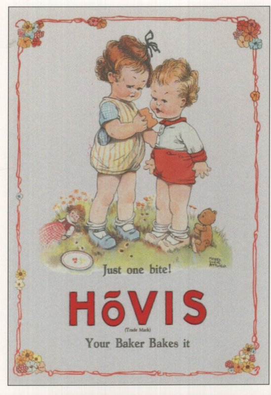 Hovis Your Baker Bakes It Bread Vintage Poster Advertising Postcard