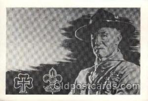 Boy & Girl Scout, Scouting, Boy Scout Founder Unused non postcard backing, sm...