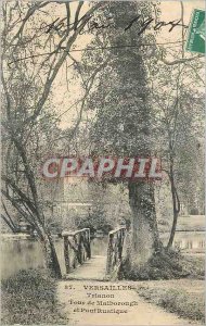 Postcard Old Versailles Trianon Tower Bridge Rustic and Malborough