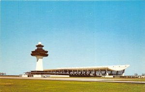 Chantilly Virginia 1950s Postcard Dulles International Airport for Washington DC