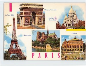 Postcard Paris, France