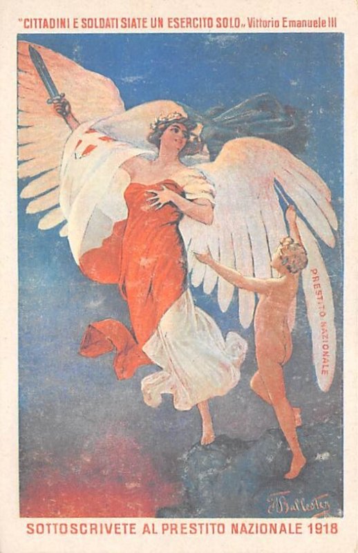 Sottoscrivete Al Prestito Nazionale 1918 Advertising Unused 