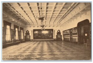 Kobe Japan Postcard Banquet and Ball Room Oriental Hotel c1940's Unposted