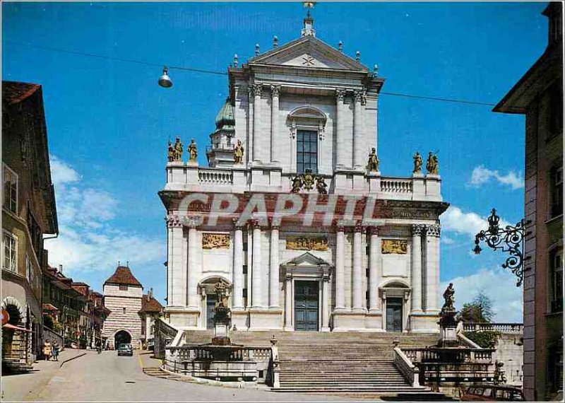 Postcard Modern Solothurn St Ursenkathedrale