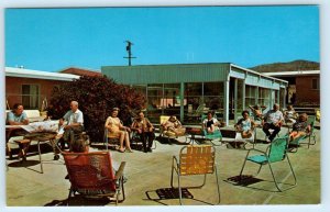 DESERT HOT SPRINGS, CA ~ Roadside BLUE WATERS MANOR SPA-TEL 1960s-70s Postcard