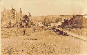 Cavendish VT Road Approach, in 1932 RPPC Real Photo Postcard