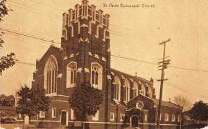St. Paul's Episcopal Church, Oakland, California 1915 Vintage Postcard