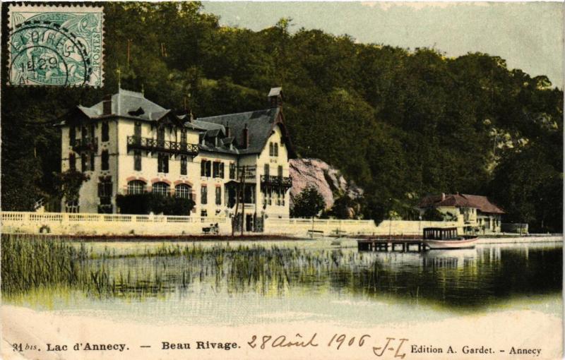CPA Lac d'ANNECY Beau Rivage (618776)