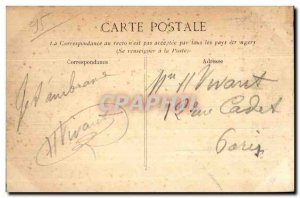 Old Postcard Avenue franconville castle