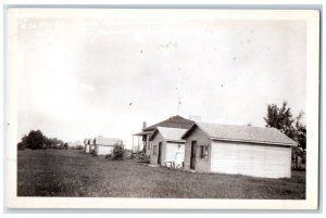 c1940's Maria Chapdelaine Cabins Peribonka Quebec Canada RPPC Photo Postcard 