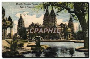 Old Postcard Marseille Exposition Coloniale 1922 Palace of L & # 39Indo China