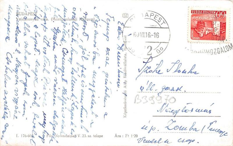 B39970 Budapest Vajdahunyad Castle   hungary