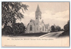 c1905 Methodist Episcopal Church Ossining on Hudson New York NY Antique Postcard 