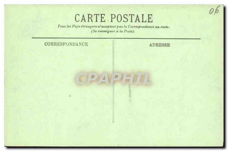 Old Postcard Nice Tower Bellanda and Staircase Lesage