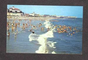 NJ Ocean City Beach Beaches Hotels Bathers New Jersey Postcard