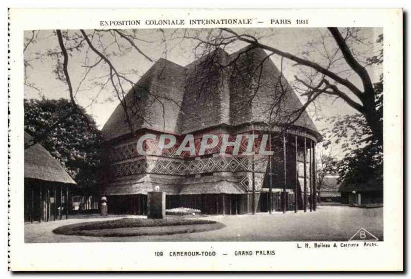 Paris - Exposition Coloniale Internationale 1931 - Cameroun Togo - Grand Palais 