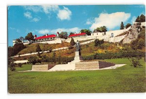 Mackinac Island Michigan MI Vintage Postcard Fort Mackinac From Marquette Park