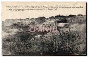 Old Postcard Fort Douaumont The large Plas of the region Militaria