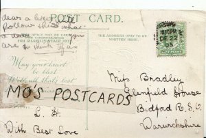 Genealogy Postcard - Bradley - Glenfield House, Bidford R.S.O, Warwick Ref 7988A