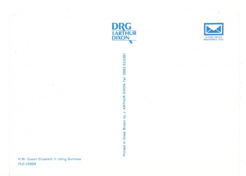 Queen Elizabeth II Riding Burmese Sidesaddle