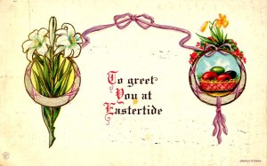 Greeting - Easter. (crease)