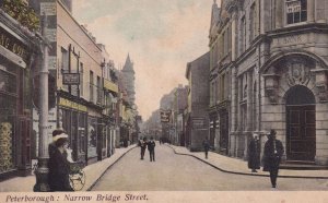 Peterborough Narrow Bridge Street Bicycles Postcard