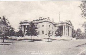 Washington DC Memorial Continental Hall  Albertype