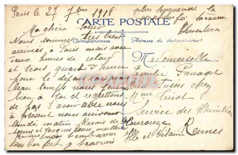 Paris - 16 - The Trocadero - painting - painting - art - Old Postcard