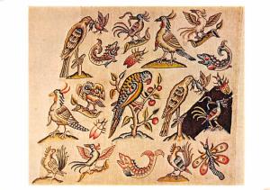 Tent Stitch Panel - English