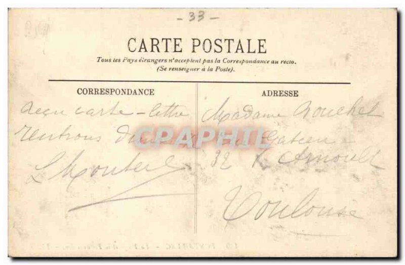 Old Postcard Pontaillac Beach and the Restoration