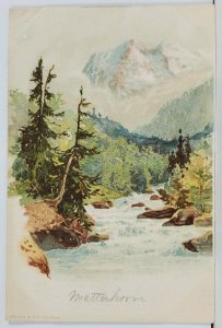 Suisse Matterhorn c1900 Postcard G13