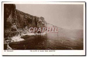 Old Postcard The Cliffs At Black Rock Brighton