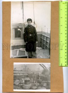 230471 RUSSIA USSR NORTH NAVAL Fleet sailors port ships photos