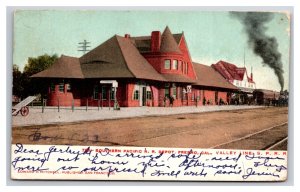 Southern Pacific Depot Fresno California CA DB Postcard M20