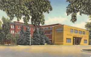 CHEYENNE, WY Wyoming   LARAMIE COUNTY MEMORIAL HOSPITAL   c1940's Linen Postcard