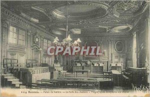 Old Postcard Rennes Courthouse The Hall of Assizes