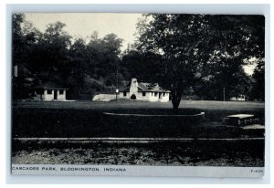 Vintage Cascades Park, Bloomington, Indiana  Postcard F116E