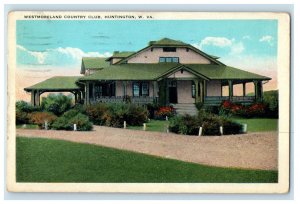 1943 Westmoreland Country Club Huntington West Virginia WV Vintage Postcard