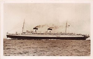 Rex Real Photo Italian Line Ship 