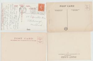 Lot of 4 UK Margate Rottingham rppc Bristol Chester vintage postcards