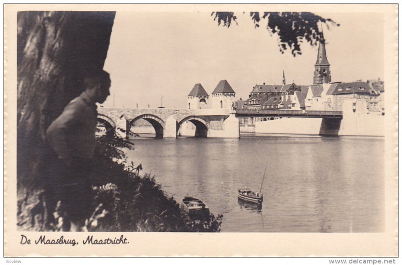 RP, Bridge, De Maasbrug, MAASTRICHT (Limburg), Netherlands, 1920-1940s