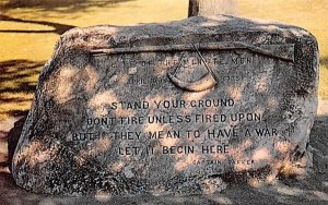 Line of the Minute Men Lexington, Massachusetts  