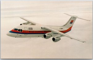 Airplane United Express/Air Wisconsin British Aerospace BAe 146-300 Postcard