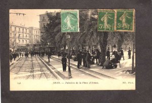 France département in Oran Algeria Palmiers de la Place d'Armes Carte Postale