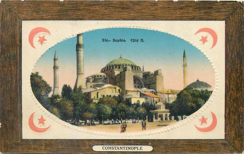 Turkey Turquie Constantinople Ste. Sophia mosque Cote Nord