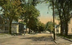 MA - Athol. West Main Street looking East