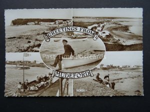 Dorset MUDEFORD 5 Image Multiview c1961 RP Postcard by Thunder & Clay